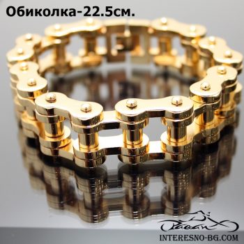 Верига-стилна гривна от неръждаема стомана(gold)