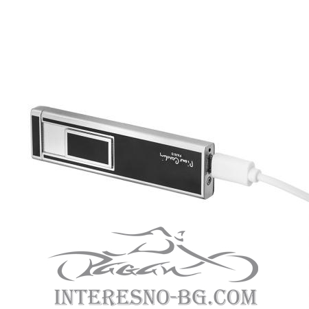 Елегантна USB запалка PIERRE CARDIN(silver/black)