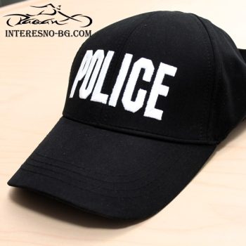 Шапка с козирка-Police
