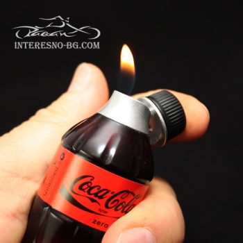 Забавна запалка - мини бутилка Coca Cola.