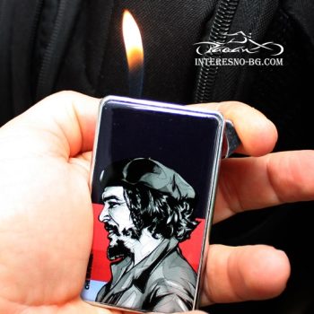 Тънка газова запалка Че Гевара.