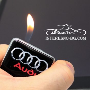 Тънка, метална запалка AUDI
