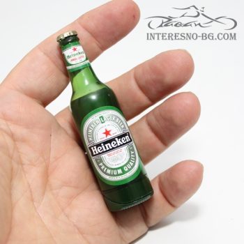 Забавна, запалка - бутилка Heineken.