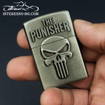 Метална газова запалка THE PUNISHER.