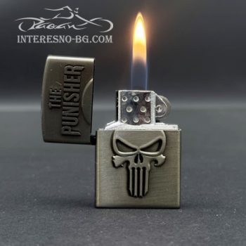 Метална газова запалка THE PUNISHER.